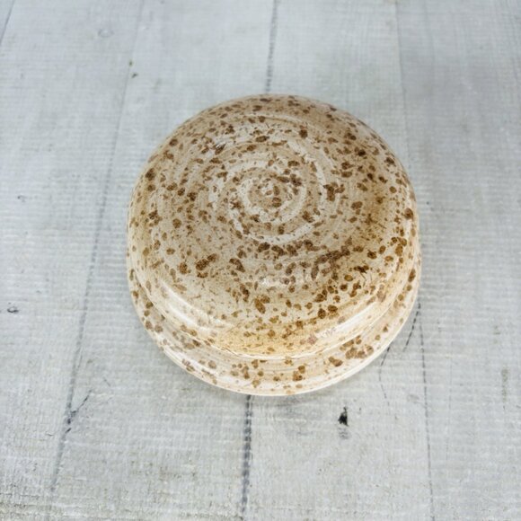 Vintage GT Mark 600/111 Speckle Rustic Farmhouse Canadian Stoneware Canister Jar - Picture 9 of 16